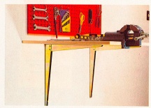 Minutex 554MA Reggimensola Ribaltabile cm 40 Col.Marrone Pezzi 2