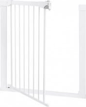 Momi AKCE00046 Cancelletto di Sicurezza 75 - 82 + 2 prolunghe 714 cm Bianco