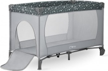 Momi LOZE00015 Lettino Culla Neonato da Campeggio Pieghevole + Borsa Grigio - Belove Crib