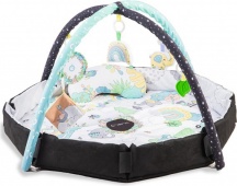 Momi MAED00016 Palestrina Neonato con Giochi Tappeto Giochi Grigio - Day & Night