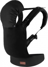 Momi NOSI00004 Collet - Marsupio Neonato Morbido Zaino Porta Beb� max 20 Kg Black