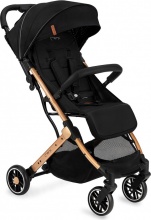 Momi WOSP00003 Estelle Gold - Passeggino Leggero Pieghevole da 6+ Mesi a 15 Kg colore Nero