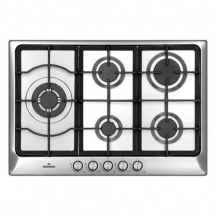 Mondin A0755VPGCX Piano Cottura 5 Fuochi a Gas 75x51 cm Inox MATERA
