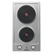 Mondin F3290200X Piano Cottura Elettrico 2 Fuochi 30x51 Inox MATERA