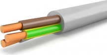 Mondini FROR2X1 Cavo Elettrico Bipolare Sezione 2x1 Matassa 100 Metri colore Grigio FROR