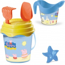 Mondo 28053 Peppa Pig Bucket Set Mare per bambini da 18 mesi Multicolore