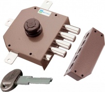 Mottura 30651 Serratura Porta Legno da Applicare Scrocco Pompa Entrata 63 mm Sx