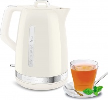 Moulinex BY320A10 Bollitore Elettrico 1,7 Litri 2400 Watt Avorio  Soleil BY320