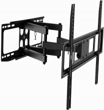 Munari SP350NE Supporto TV Braccio a Muro Televisori 70" Max 40 Kg Nero SP350