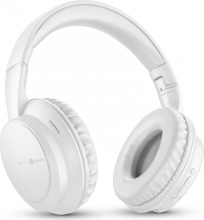 Music Sound BTHEADBMSBOOSTW Cuffie Bluetooth Wireless Around-ear Bianco Boost