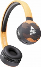 Music Sound BTMUSICSOUNDFAN213 Cuffie Bluetooth Wireless Over-ear Multicolore