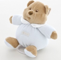 NANAN 12077A Peluche Carillon a forma di Orsetto colore Azzurro - Puccio