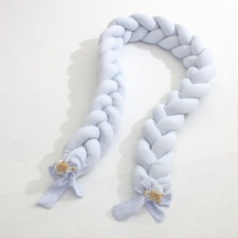 NANAN 12608A Riduttore a Treccia Culla Lettino per neonato colore Azzurro - Puccio