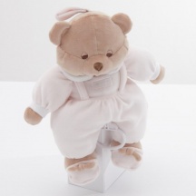 NANAN 1294R Orsetto per Lettino Carillon Peluche Prima Infanzia Rosa per Bambini 0+