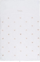 NANAN 39911 Copertina Neonato in Cotone 100x150 cm Bianco - Teddy Tato