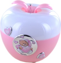 NANAN NPO0010 Lampada Cameretta Bambini con Melodia colore Rosa - Mela