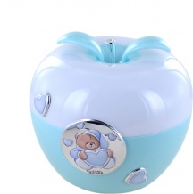 NANAN NPO0011 Lampada Cameretta Bambini con Melodia colore Azzurro - Mela