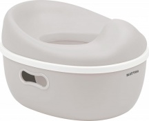 NATTOU 155038 Vasino per Bambini 3 in 1 Riduttore WC e Sgabello colore Argilla - Potty
