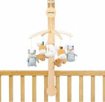 NATTOU 595162 Giostrina Carillon e Peluches Culla Prima Infanzia - Felix & Leo