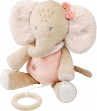 NATTOU 682176 Peluche Carillon Musicale Oli lElefante