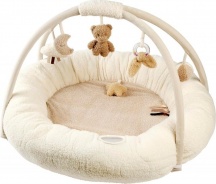 NATTOU 856409 Palestrina Neonato con Giochi colore Panna - Teddy