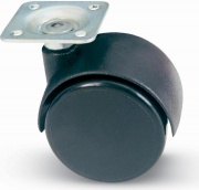 NBrand 534P1 Ruote Gemellari C Piastra mm 40 Pezzi 2 Blister  4