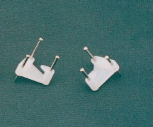 NBrand BLGHU020 Ganci In Nylon a Parete a 3 Punte Pezzi 10 Scatole 10