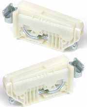 NBrand BLGHU116 Attaccaglie Regolabili Bianco Dx  Sx Pezzi 2 Blister 5