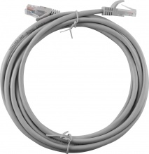 NBrand LAN_UTP_3MT Cavo LAN Prolunga Rete UTP 2 x RJ45 maschio colore Grigio lunghezza 3 mt