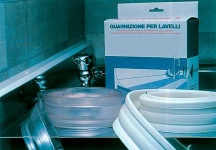 NBrand MT.25 Guarnizione Per Lavelli Bianca ml 2,5 Placchette 4