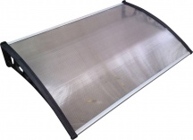 NBrand PEN80X120CM Pensilina da Esterno Policarbonato 80x120 cm Trasparente