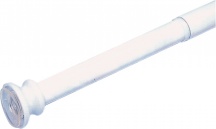 NBrand TUBODOCC110200 Telaio per Tenda Doccia Bastone Allungabile cm 110-200 bianco
