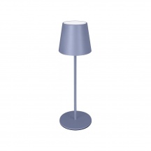 NEW MAJESTIC AGATA Azzurro Lampada Portatile Metallo Touch Dimmerabile �12x37