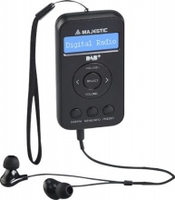 NEW MAJESTIC 109196 Radio Digitale DAB Portatile Radio FM Nero  RT-196 DAB
