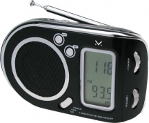 NEW MAJESTIC 109921 BK Radio Portatile Analogico AMFMSW a Batteria Nero  RT 21M