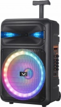 NEW MAJESTIC 116106 BK Cassa Wireless Audio Party Speaker 320 W Luci LED  FIRE T6