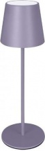 NEW MAJESTIC 120451VP Lampada da Tavolo LED 2 Watt � 12x37hcm Viola Pastello Agata Nuance
