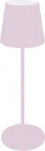 NEW MAJESTIC 120451 RP Lampada da Tavolo LED Ricaricabile 2 Watt IP54 Rosa  Agata