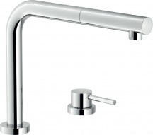 NOBILI AQ93500CR Miscelatore Monocomando bocca a scomparsa in  Cromo lucido