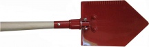 NBrand CAMPING Badile pieghevole Pala Vanga Acciaio Lunghezza 66 cm