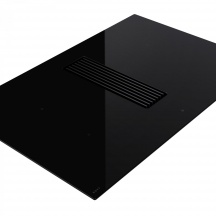 NOVY 1861 Piano Cottura Induzione Cappa Integrata Filtrante 4 Fuochi 80 cm Nero