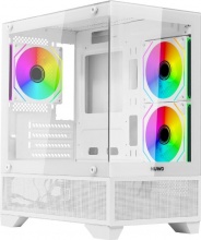 NUWO CS0324JP-FH100 Case PC micro ATX Mini-ITX Bianco  Flow FH100
