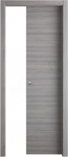 Naddeo Porte POMKMGSCR207010 Porta Scorrevole 70x210cm MDF Micro Grigio Ginevra