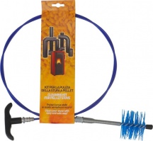 NBrand 212PELLET Kit Pulizia Stufe a Pellet Scovolo 80 mm + Prolunghe
