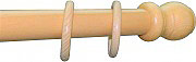 NBrand 300_35 Bastone per tende a strappo � 35 mm Lungh. 300 cm colore Naturale
