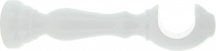 NBrand Reggi_tenda Supporto per Bastone Tenda Lunghezza 25 cm colore Bianco