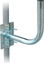 NBrand SSP1OL Staffa Parabola per PaloMuro Sporgenza 24 cm Altezza 25 cm