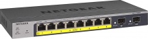 Netgear GS110TP-300EUS Switch Gestito L2L3L4 Gigabit 101001000 Grigio PoE