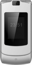 Ngm C3SL C3 - Telefono Cellulare Dual SIM Flip 2.4" 3G HSPA Bluetooth Argento