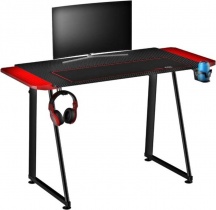 Ngm GT02-K Scrivania Gaming Moderna 100x60x75 cm in Carbonio colore NeroRosso